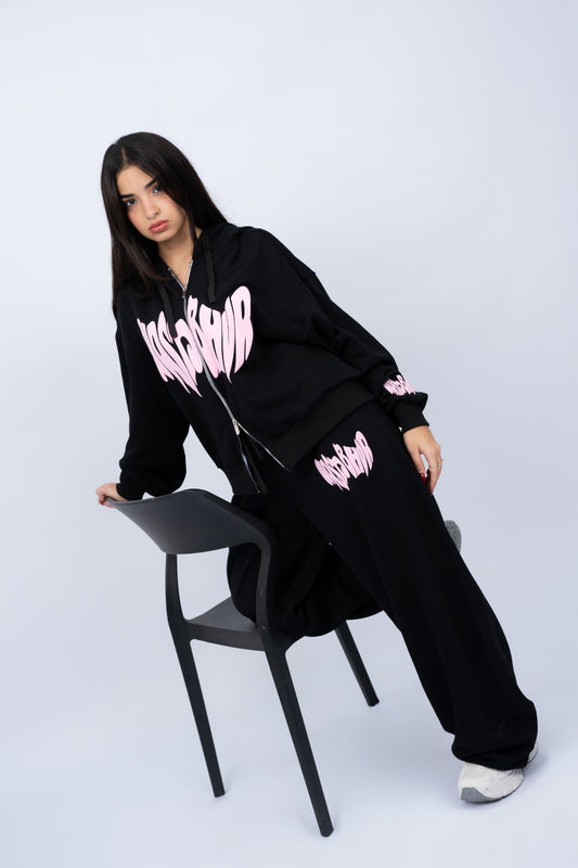 Melton Loose Fit Suit(BLACK)