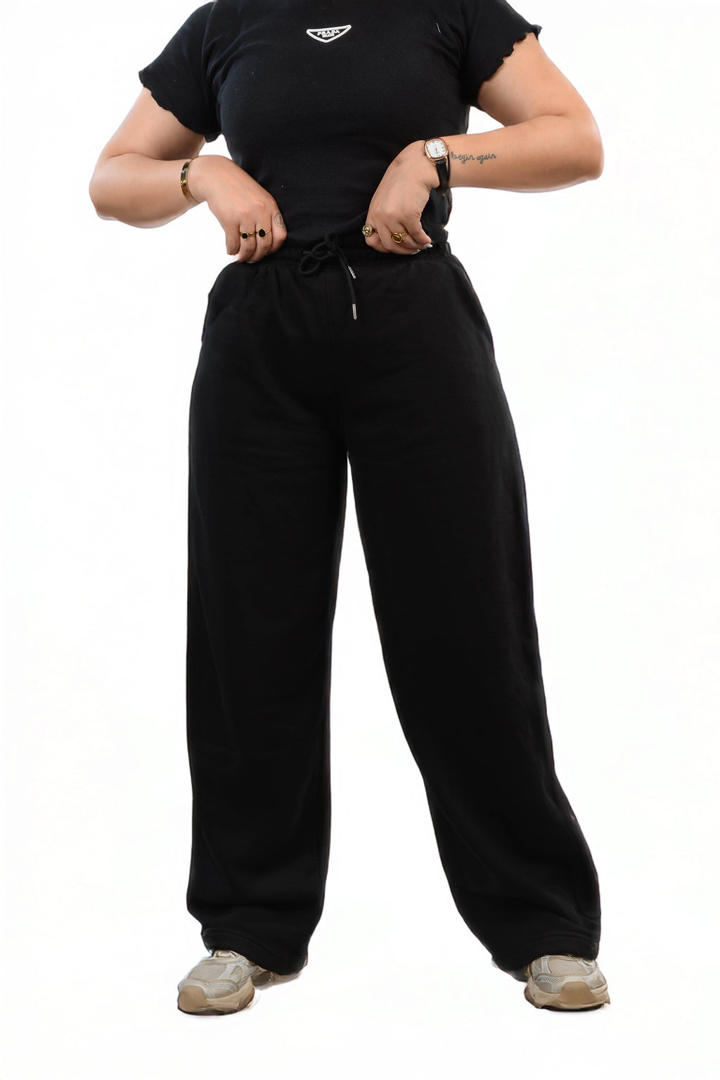 Winter Melton Wide-Leg Pants – Boxfit