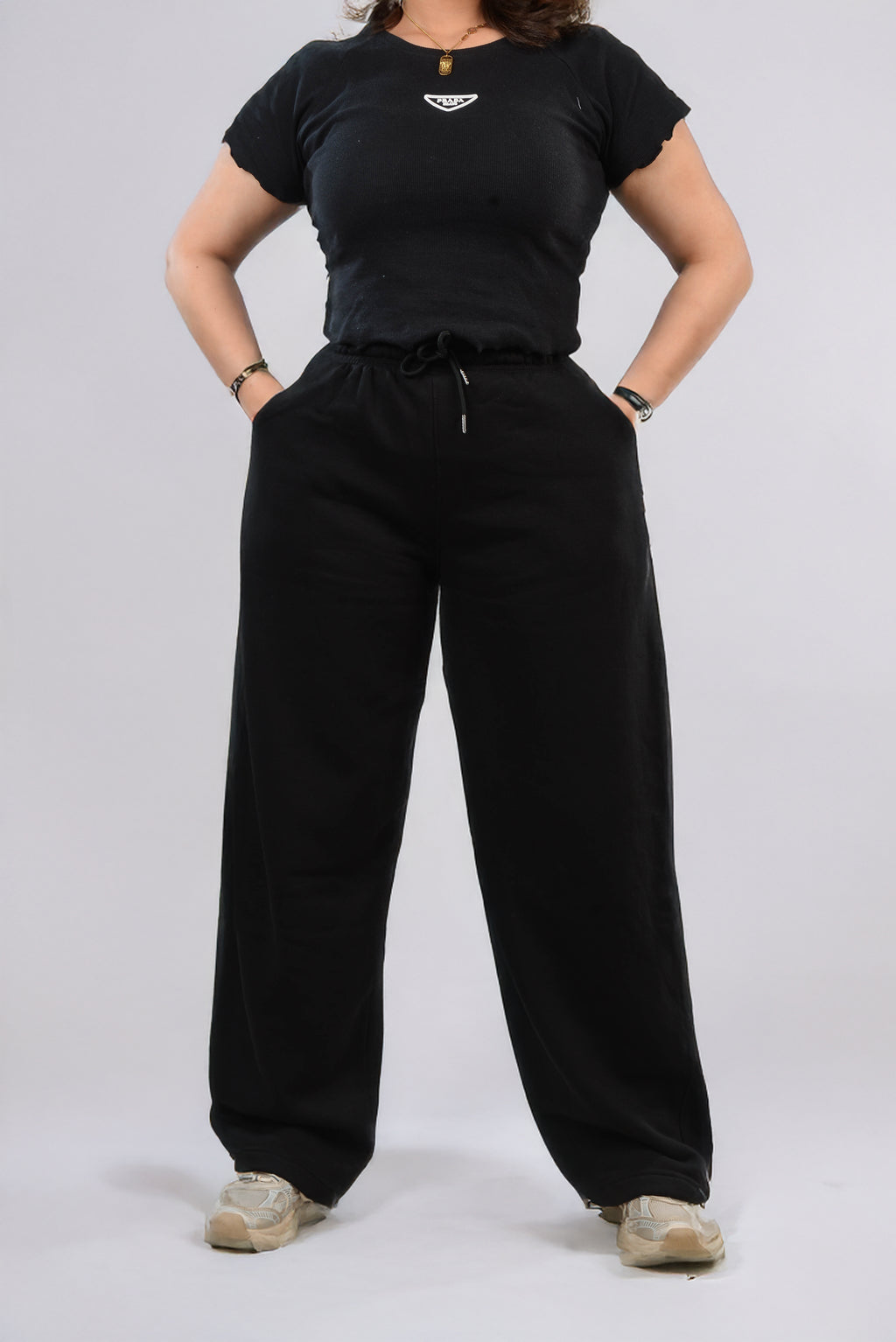 Winter Melton Wide-Leg Pants – Boxfit