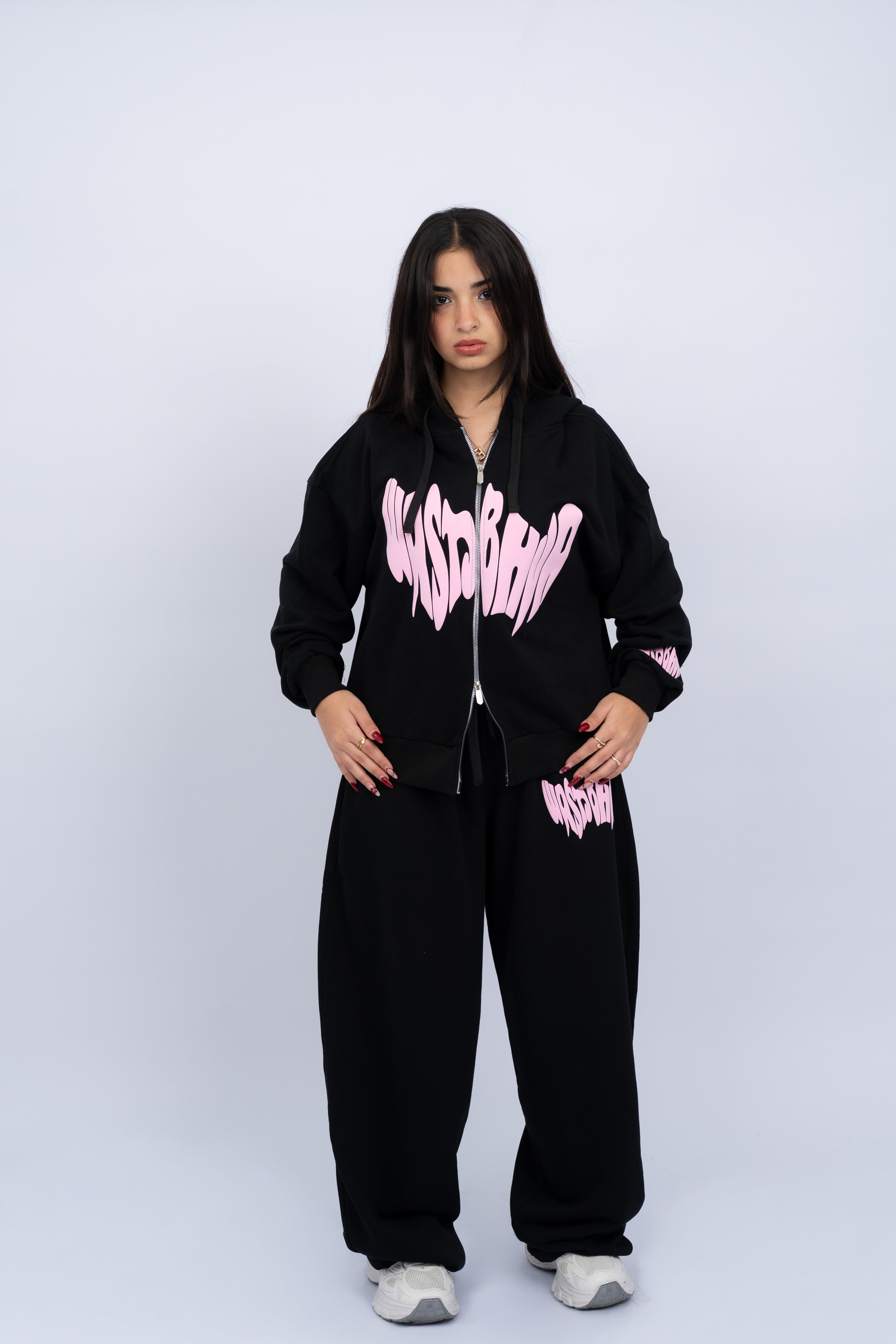 Melton Loose Fit Suit(BLACK)