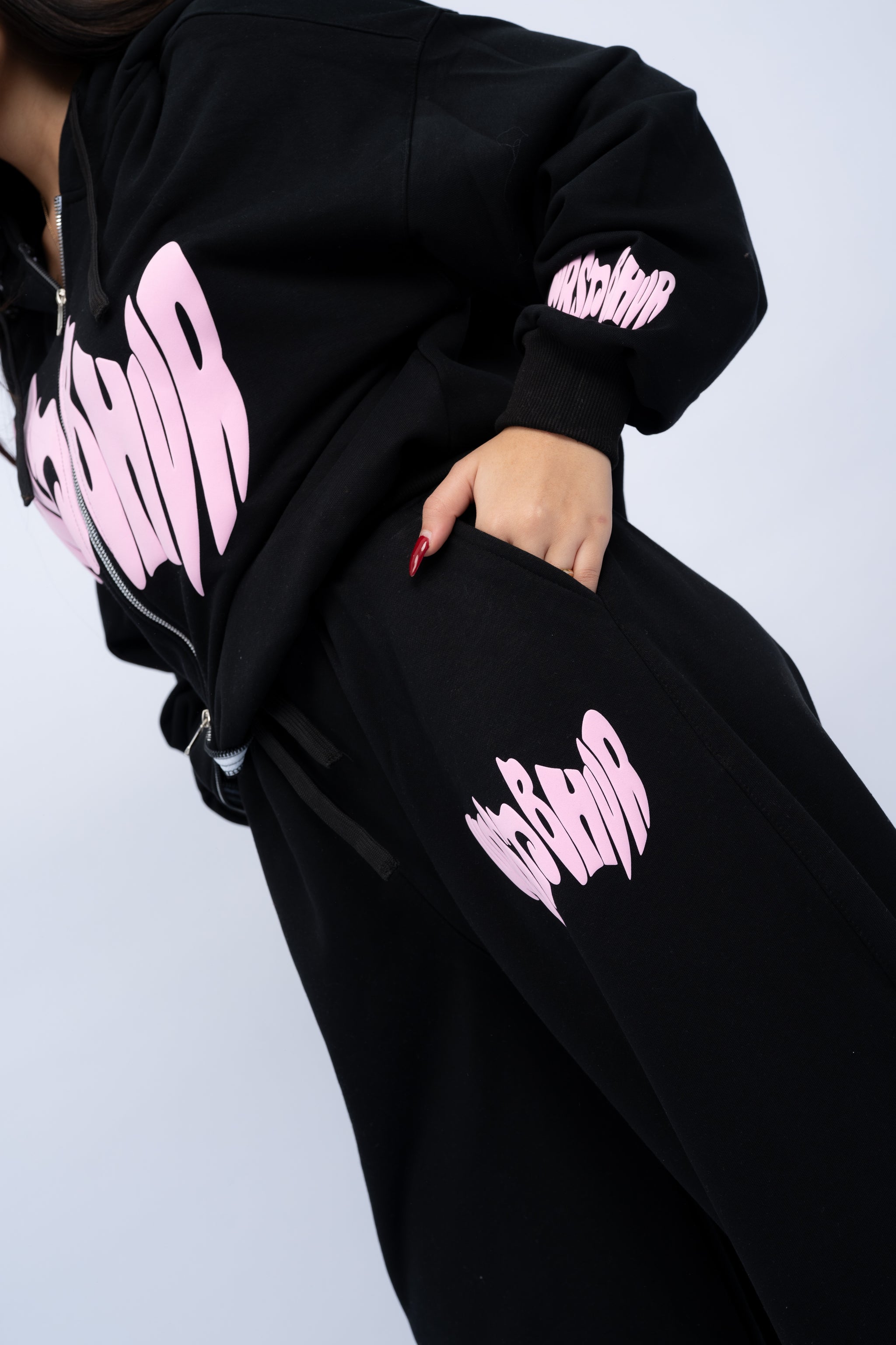 Melton Loose Fit Suit(BLACK)