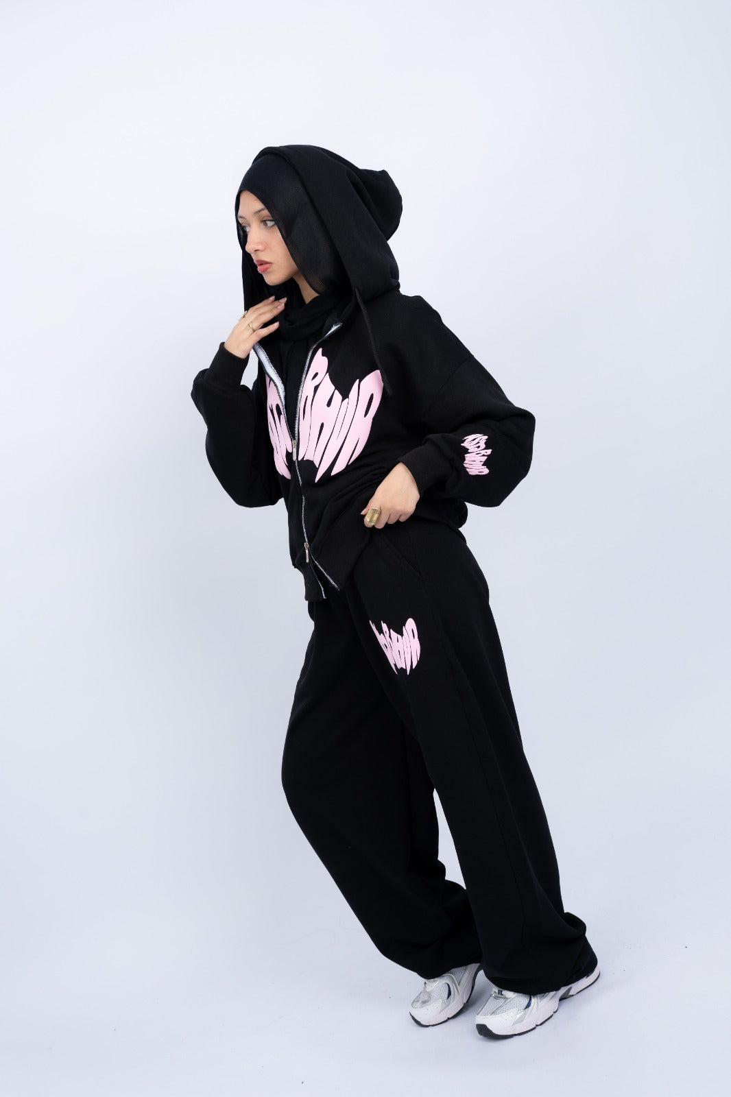 Melton Loose Fit Suit(BLACK)