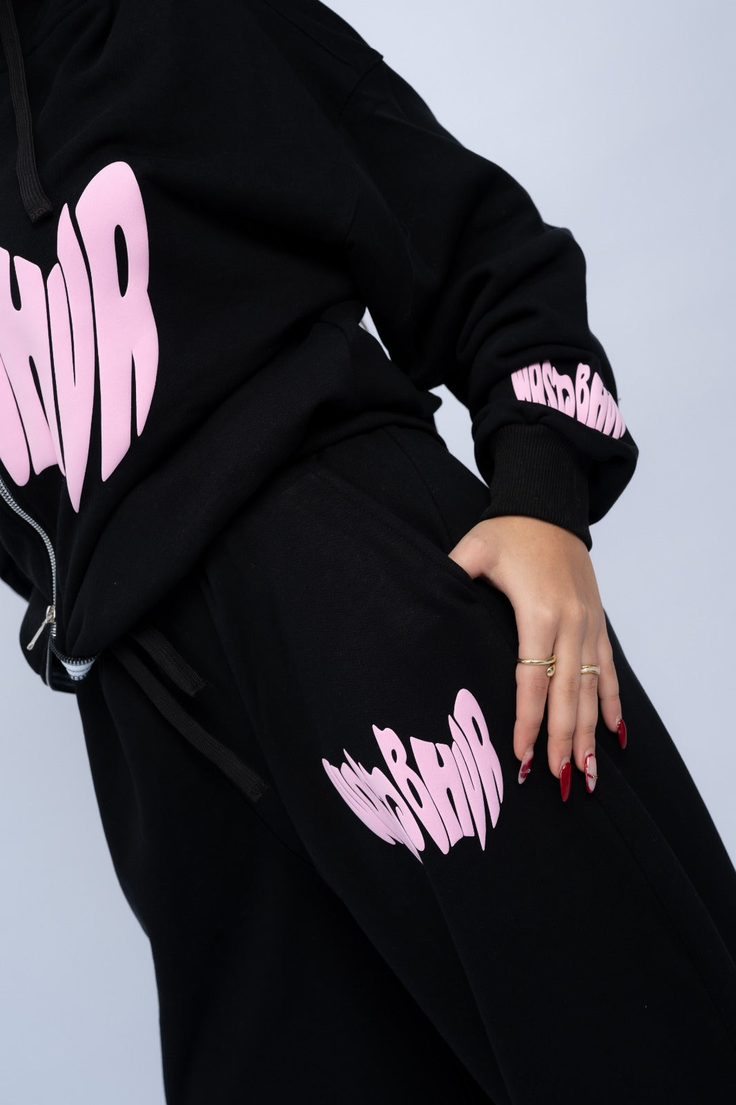 Melton Loose Fit Suit(BLACK)