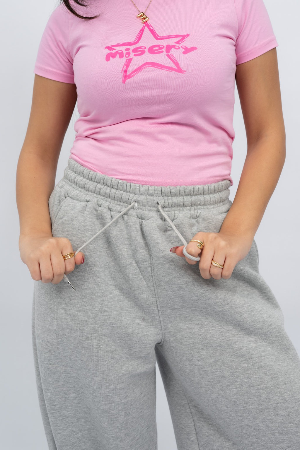 Winter Fit Box Sweatpants(Gray)