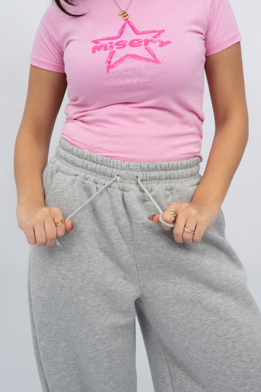 Winter Fit Box Sweatpants(Gray)