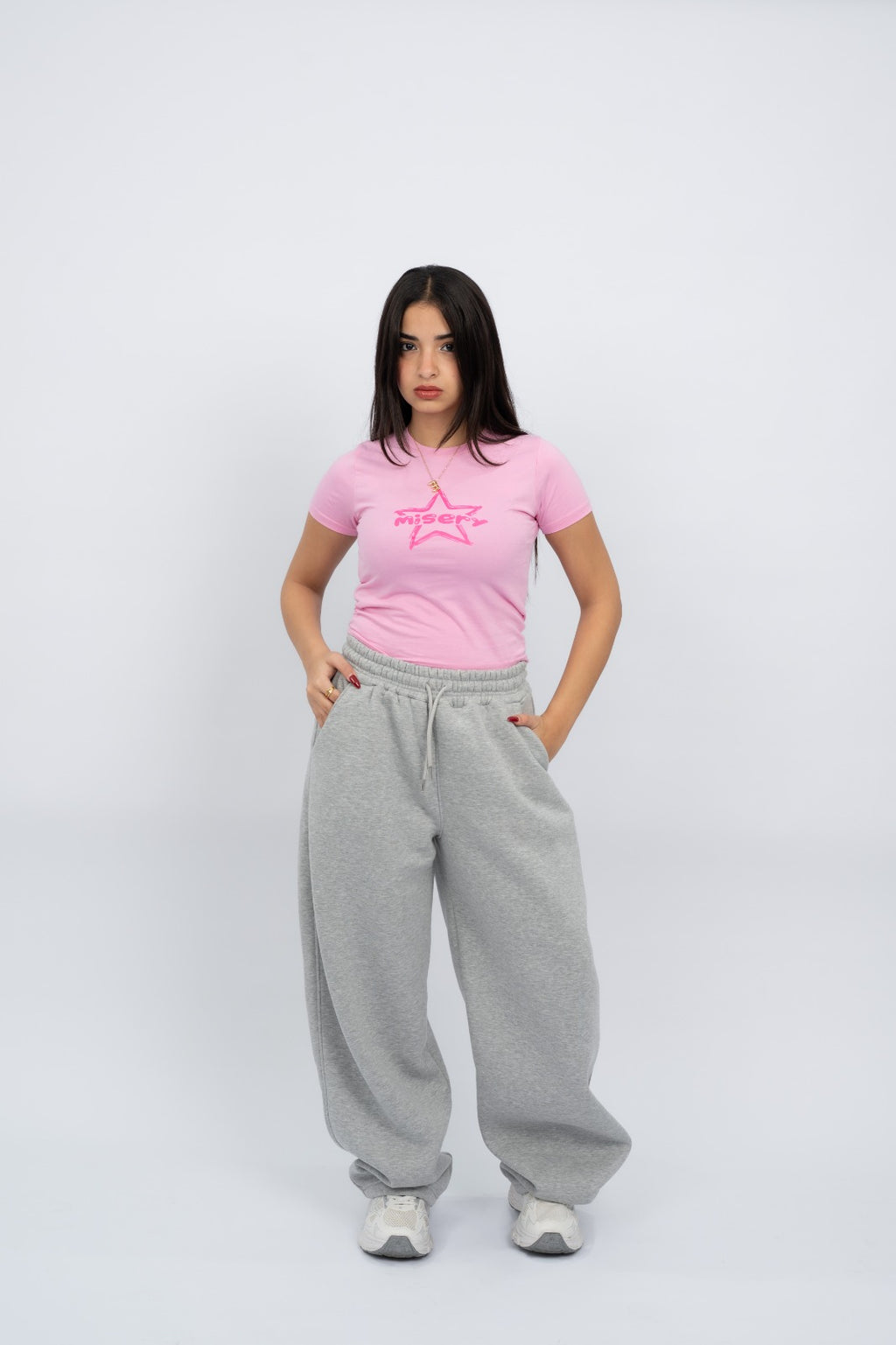 Winter Fit Box Sweatpants(Gray)