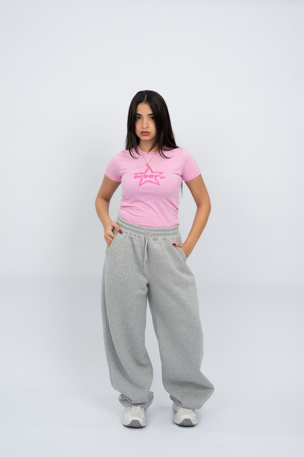 Winter Fit Box Sweatpants(Gray)