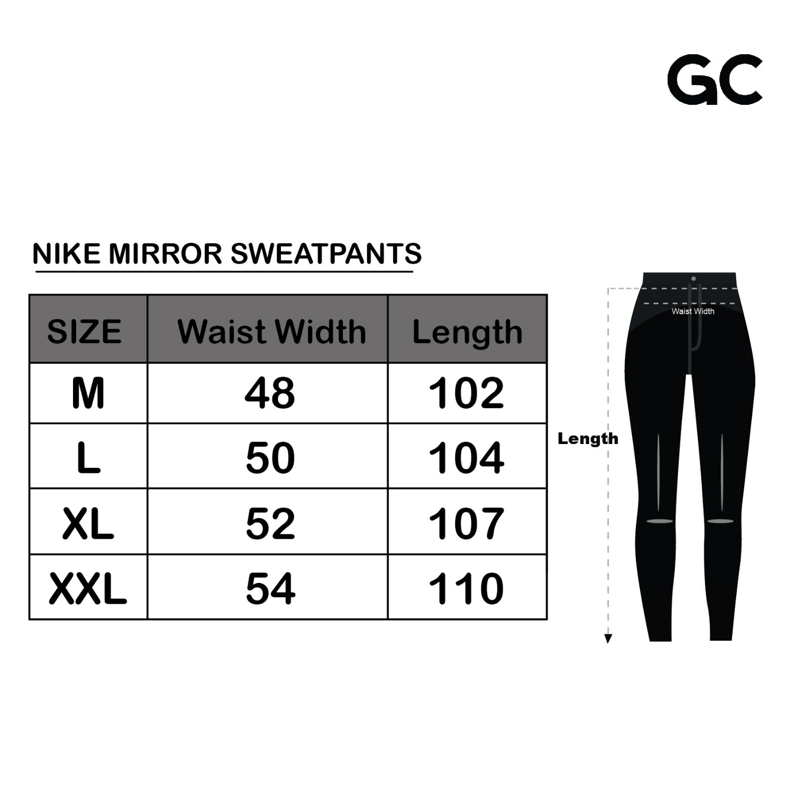 Nike Mirror Sweatpants(BLACK)