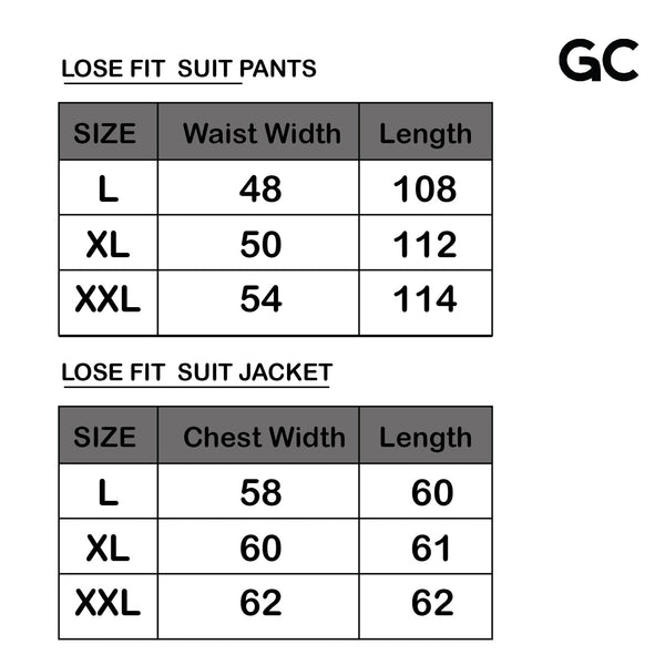 Melton Loose Fit Suit(white Gray)